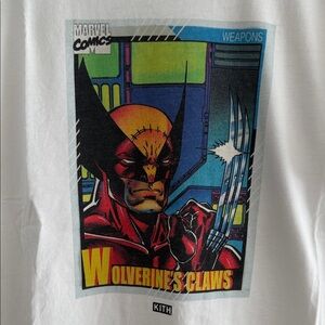 Kith- Marvel Colab  Wolverine Graphic T-Shirt